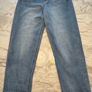 American Eagle Washed Denim Baggy Jeans Size 6 Regular